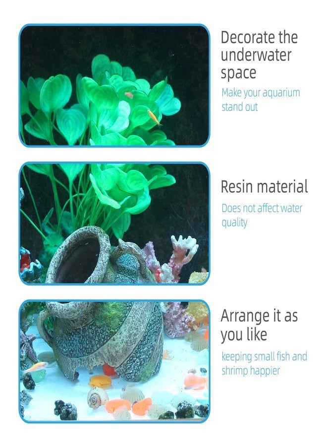 relaqcc Aquarium Decor Ruins Leaning Vase Hideaway Cave, Betta Fish Tank Accessories for Goldfish, Shrimp, Conch, Cichlid - Image 4